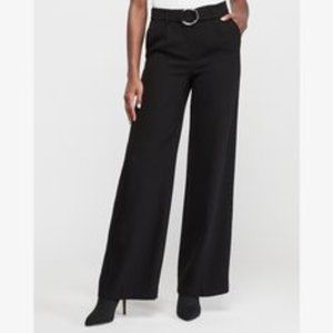 Express High Waisted Wide Leg Black Pant 1…